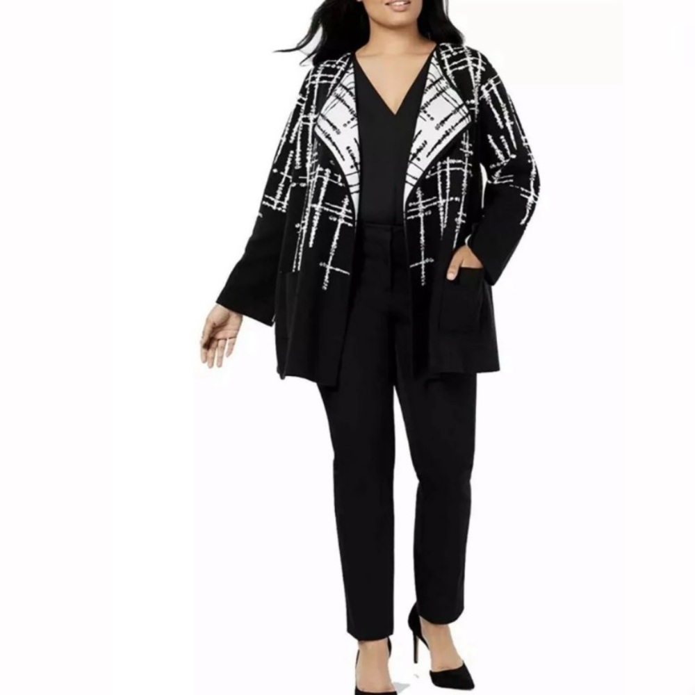 Alfani Double-Faced Knit Sweater Jacket